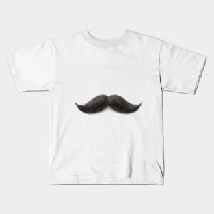 Black mustache Kids T-Shirt